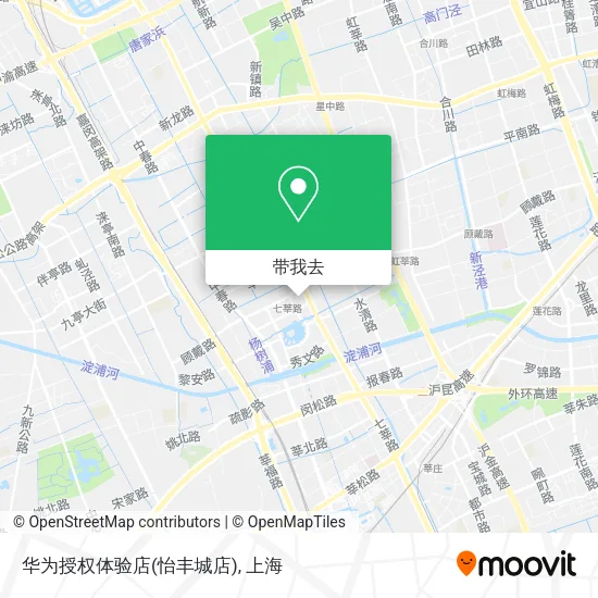 华为授权体验店(怡丰城店)地图