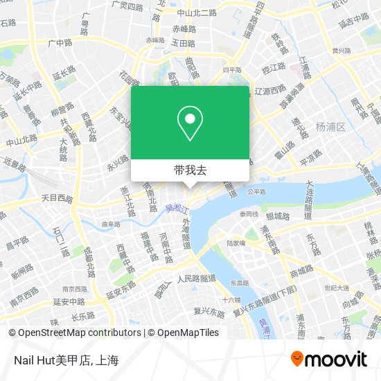 Nail Hut美甲店地图