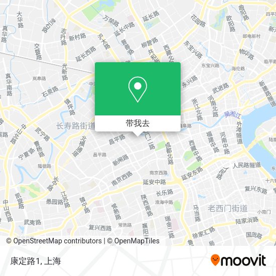 康定路1地图