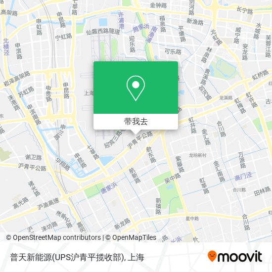 普天新能源(UPS沪青平揽收部)地图