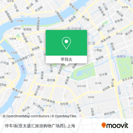 停车场(亚太盛汇旅游购物广场西)地图