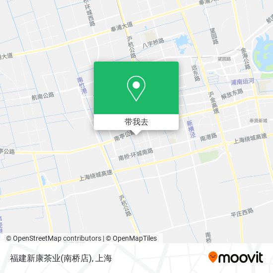 福建新康茶业(南桥店)地图