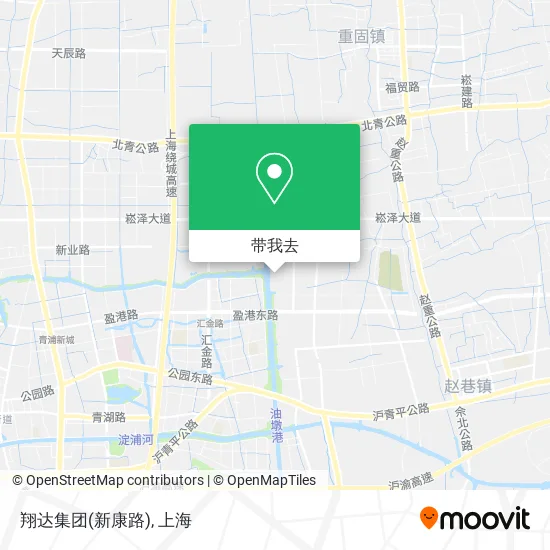 翔达集团(新康路)地图