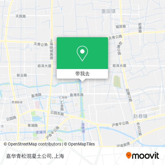 嘉华青松混凝土公司地图
