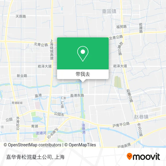 嘉华青松混凝土公司地图