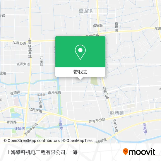 上海攀科机电工程有限公司地图