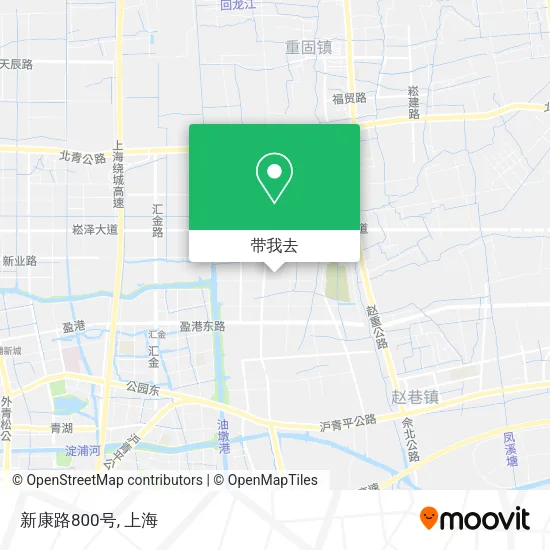 新康路800号地图
