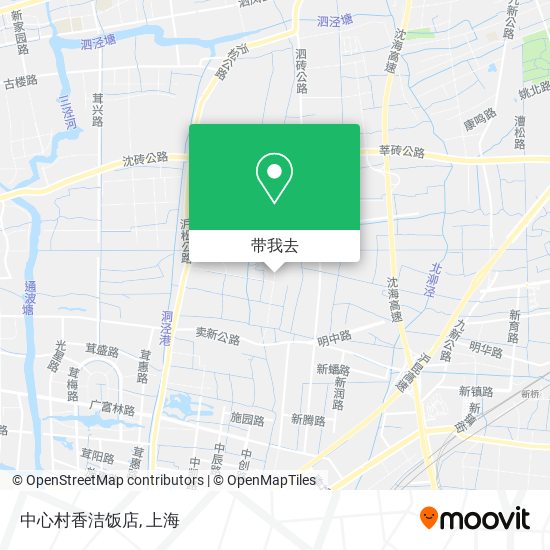 中心村香洁饭店地图