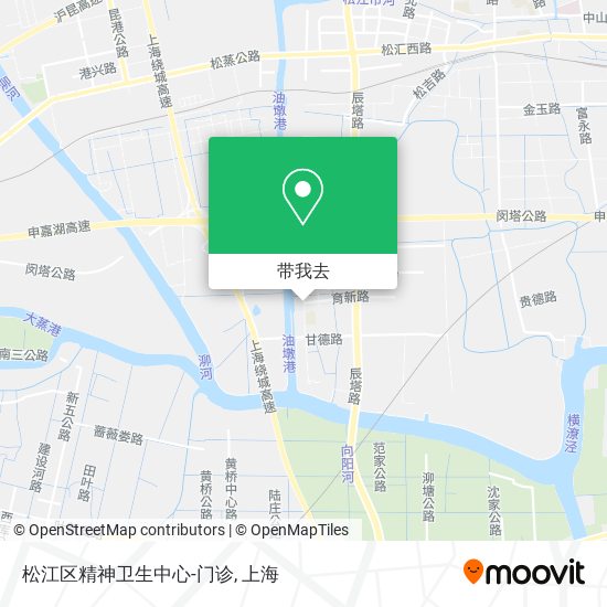 松江区精神卫生中心-门诊地图