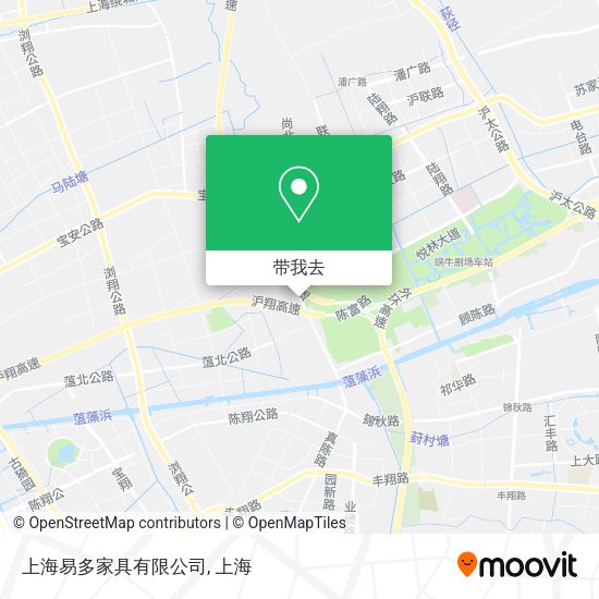 上海易多家具有限公司地图