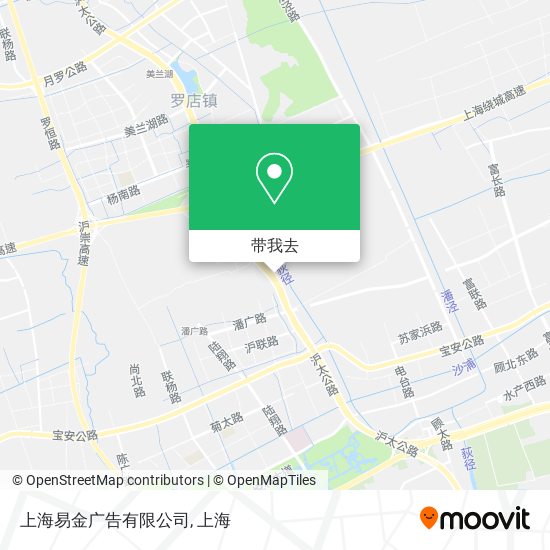 上海易金广告有限公司地图