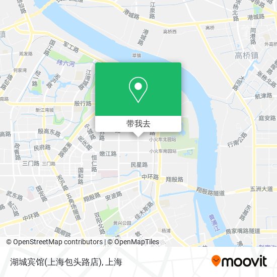 湖城宾馆(上海包头路店)地图