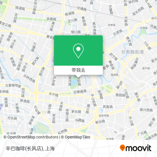 辛巴咖啡(长风店)地图