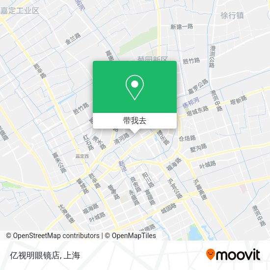 亿视明眼镜店地图