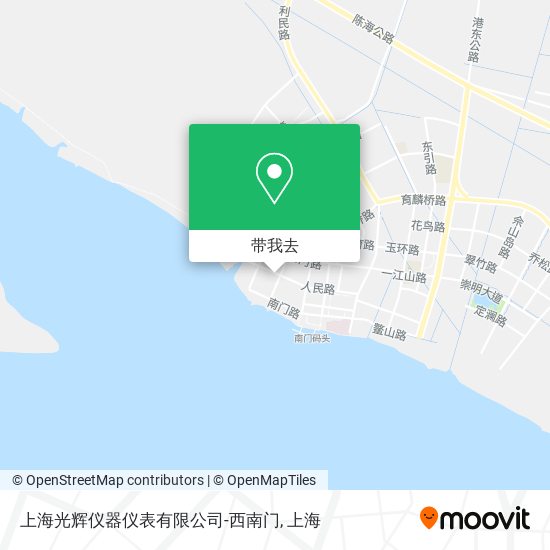 上海光辉仪器仪表有限公司-西南门地图