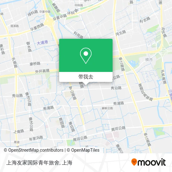 上海友家国际青年旅舍地图
