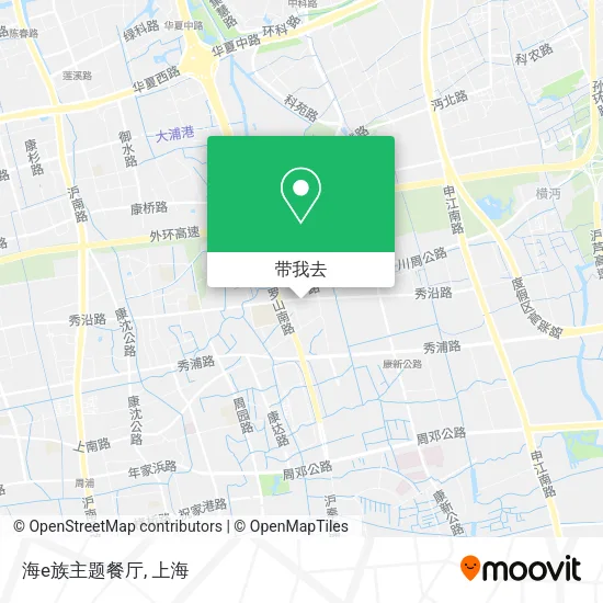 海e族主题餐厅地图