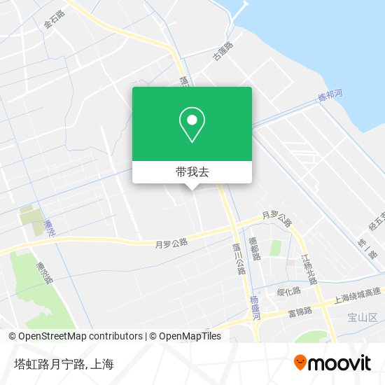 塔虹路月宁路地图