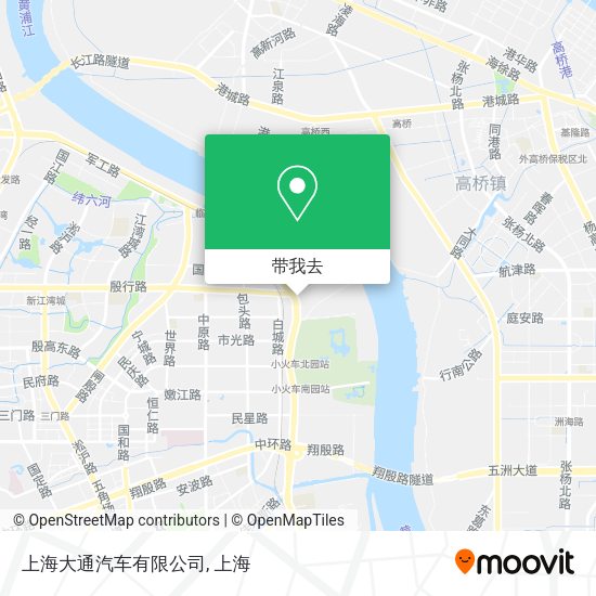 上海大通汽车有限公司地图
