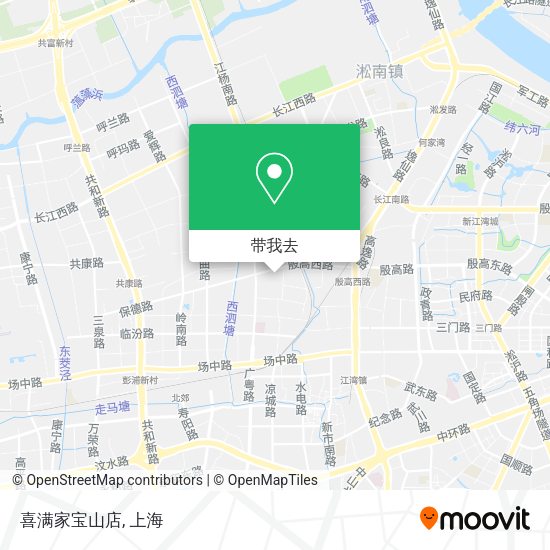 喜满家宝山店地图