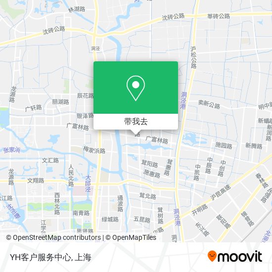 YH客户服务中心地图