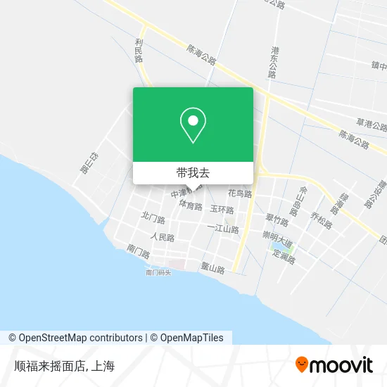顺福来摇面店地图