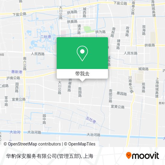 华豹保安服务有限公司(管理五部)地图