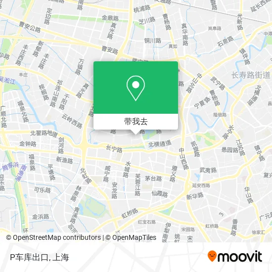 P车库出口地图