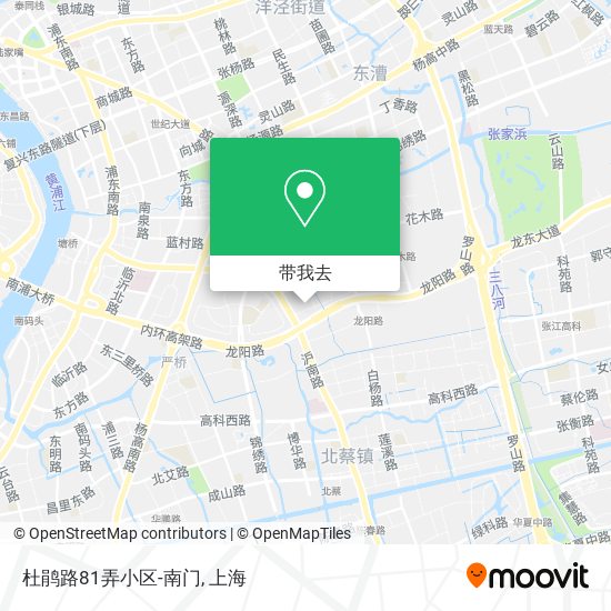杜鹃路81弄小区-南门地图