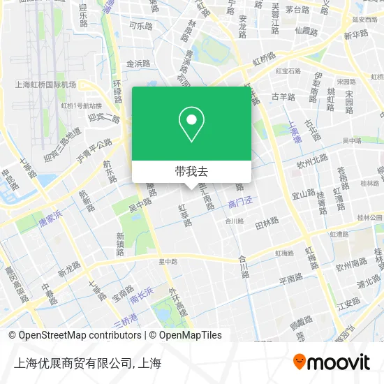 上海优展商贸有限公司地图