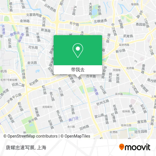 唐耀忠速写展地图