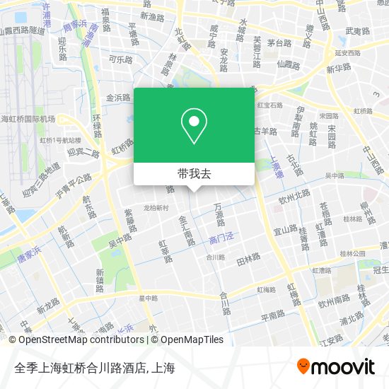 全季上海虹桥合川路酒店地图