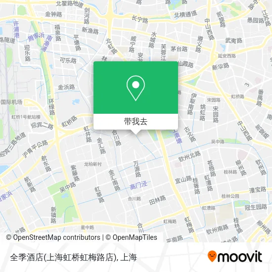 全季酒店(上海虹桥虹梅路店)地图