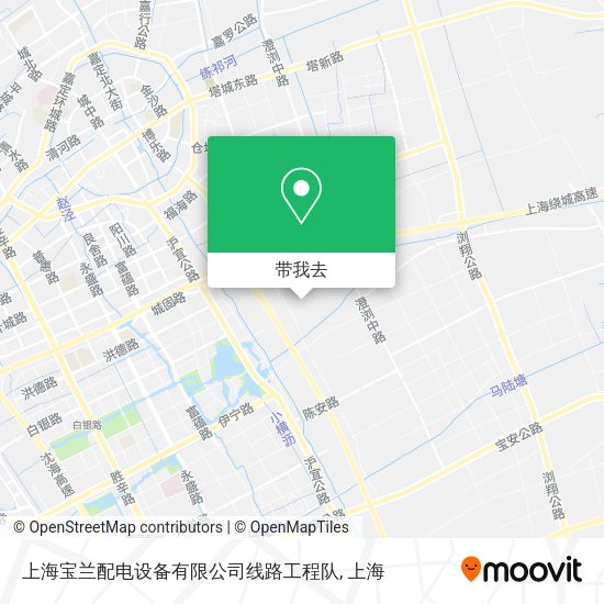 上海宝兰配电设备有限公司线路工程队地图