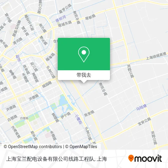 上海宝兰配电设备有限公司线路工程队地图