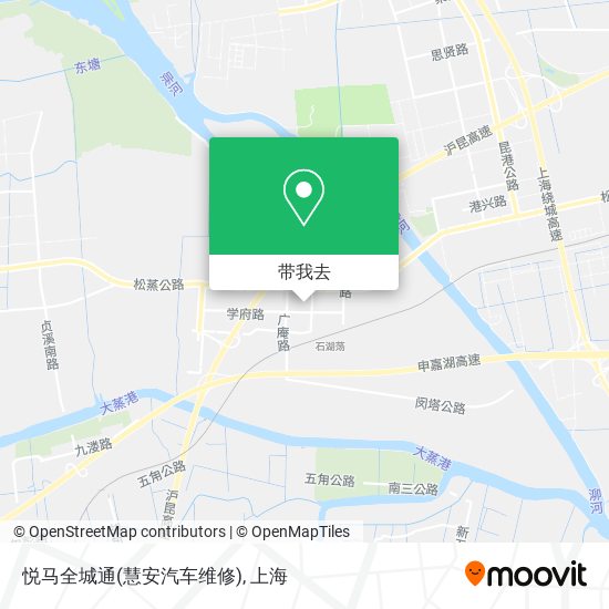 悦马全城通(慧安汽车维修)地图