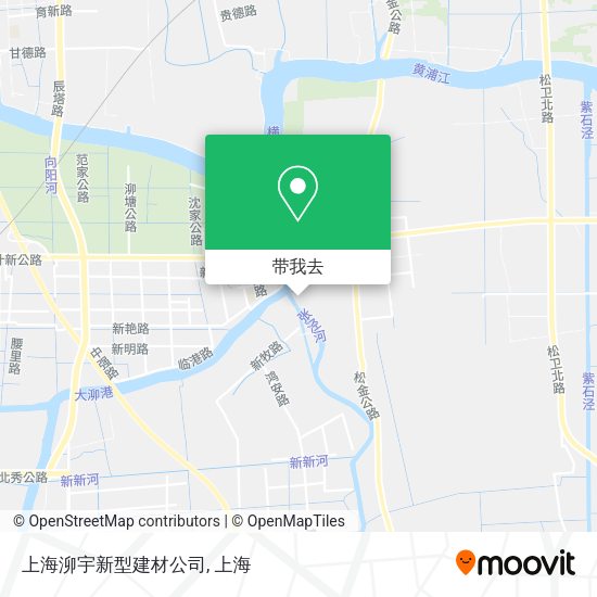 上海泖宇新型建材公司地图