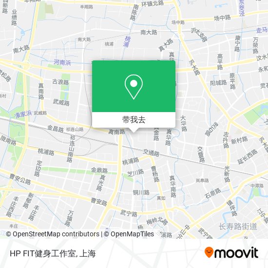 HP FIT健身工作室地图