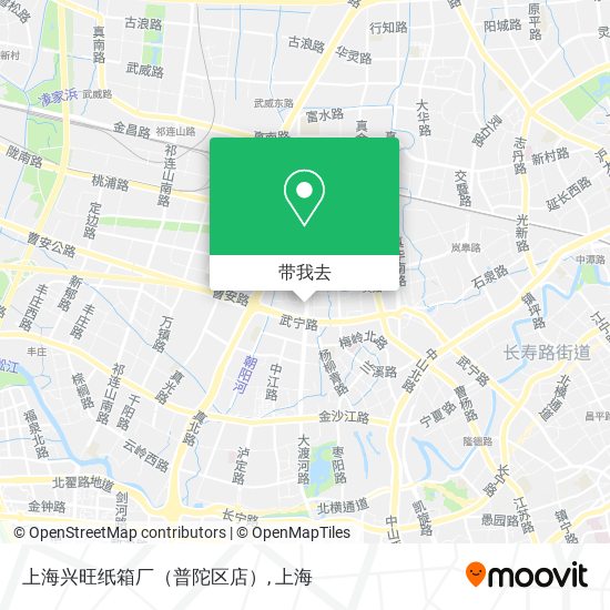 上海兴旺纸箱厂（普陀区店）地图