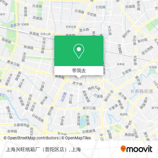 上海兴旺纸箱厂（普陀区店）地图