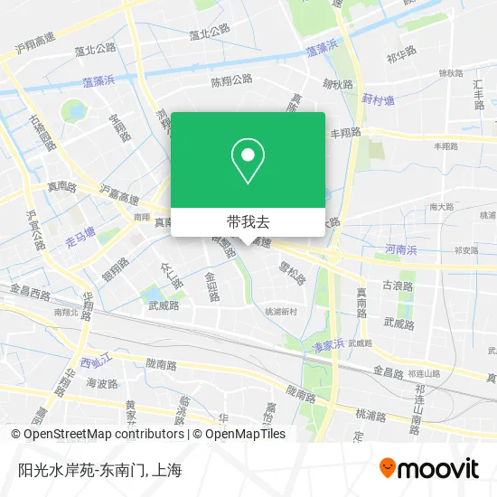 阳光水岸苑-东南门地图