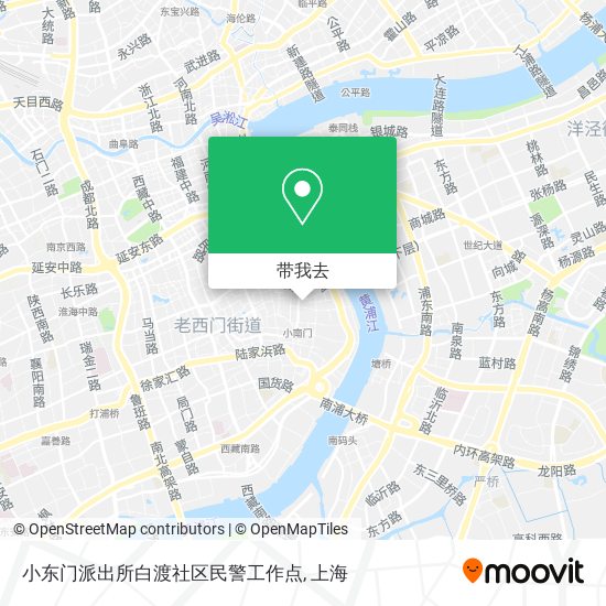 小东门派出所白渡社区民警工作点地图