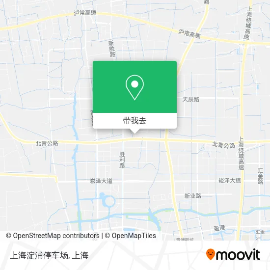 上海淀浦停车场地图