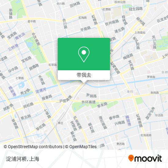 淀浦河桥地图