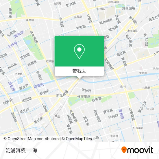淀浦河桥地图