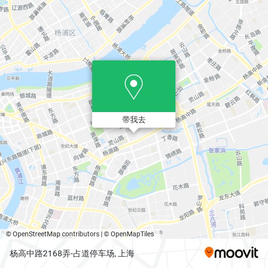 杨高中路2168弄-占道停车场地图