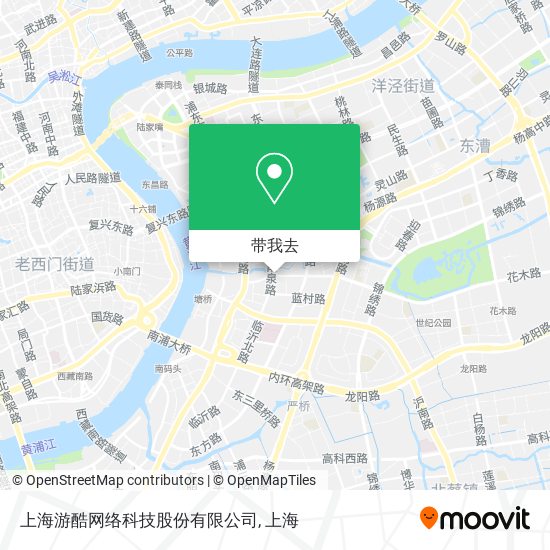 上海游酷网络科技股份有限公司地图