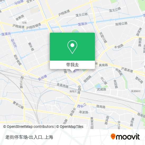老街停车场-出入口地图