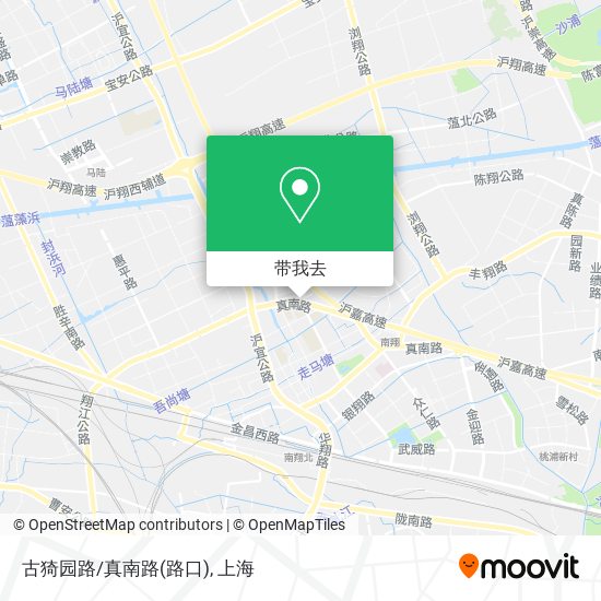 古猗园路/真南路(路口)地图