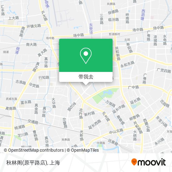 秋林阁(原平路店)地图